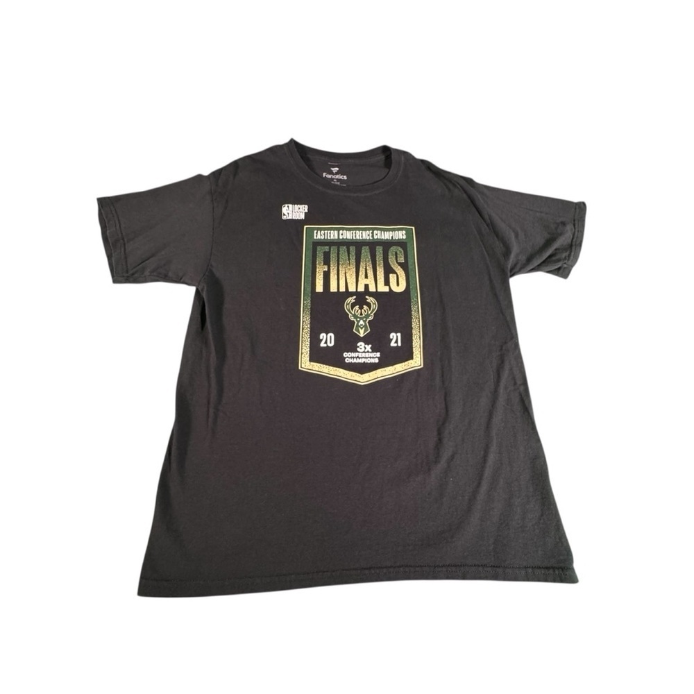 Milwaukee Bucks 2021 NBA Finals Eastern Conference Champions Shirt XL